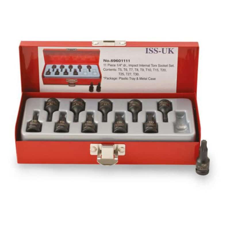 Beställ hylsset 1/4″Drive 11 Piece Male Torx Set från Hylsexperten.se